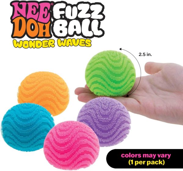 NeeDoh Fuzz Ball - One Per Pack (Wonder Waves)