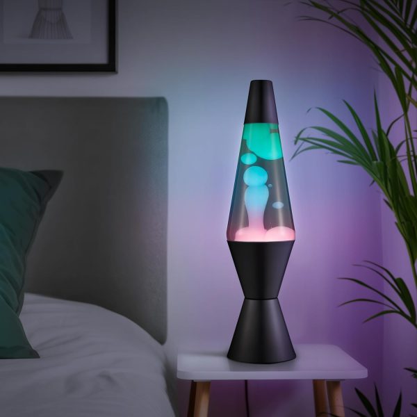 The Original Lava? Lamp - 14.5 Gunmetal Grey - Classic Liquid Motion Lamp - Tri-Colored Green/Blue/Purple - Item #2098 (Amazon Exclusive)