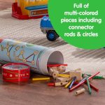 Schylling MKT Super Makit Classic Wood Construction Toy. 3+ years. 70-Pieces (1 EA)